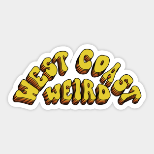 West Coast Weird Sticker